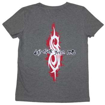 Merch Slipknot: Slipknot Ladies T-shirt: Don't Ever Judge Me (back Print) (medium) M