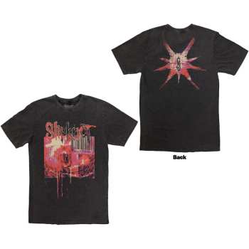 Merch Slipknot: Slipknot Unisex Stone Wash T-shirt: The End, So Far Barcode (back Print) (x-large) XL