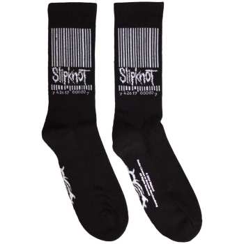 Merch Slipknot: Terry Socks Barcode & Tribal S