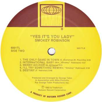 LP Smokey Robinson: Yes It's You Lady 628851