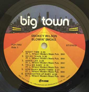 LP Smokey Wilson: Blowin' Smoke LTD 576439