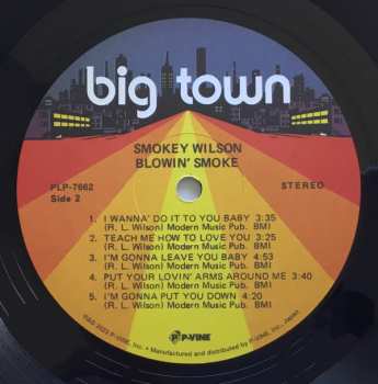 LP Smokey Wilson: Blowin' Smoke LTD 576439