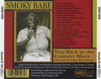 CD Smoky Babe: Way Back In The Country Blues (The Lost Dr. Oster Recordings) 618603