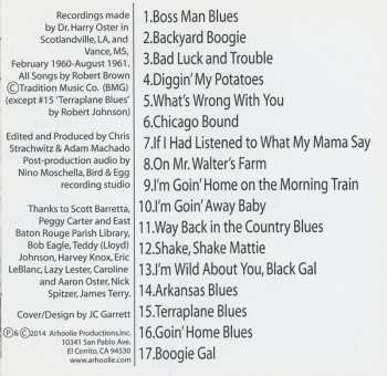 CD Smoky Babe: Way Back In The Country Blues (The Lost Dr. Oster Recordings) 618603