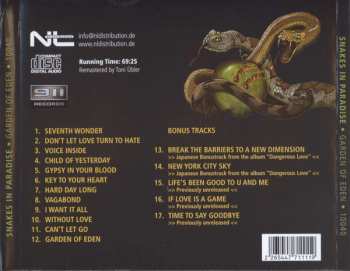 CD Snakes In Paradise: Garden Of Eden 177204