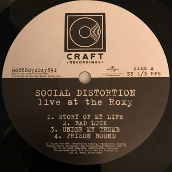 2LP Social Distortion: Live At The Roxy 416249