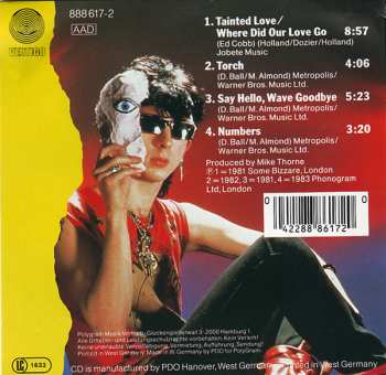 CD Soft Cell: Tainted Love / Where Did Our Love Go 607137