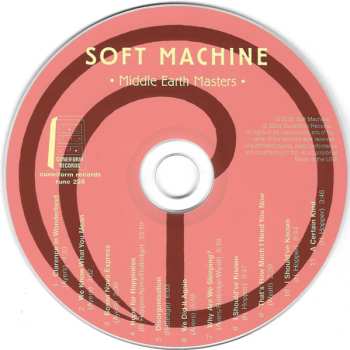 CD Soft Machine: Middle Earth Masters 554131