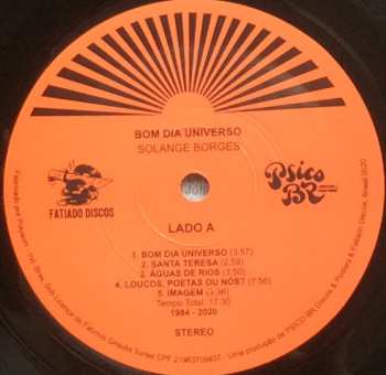 LP Solange Borges: Bom Dia Universo 118223