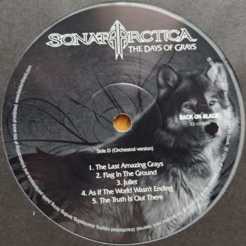 2LP Sonata Arctica: The Days Of Grays LTD | CLR 8887