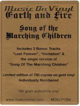 LP Earth And Fire: Song Of The Marching Children LTD | NUM | CLR 33642