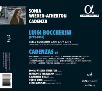 CD Sonia Wieder-Atherton: Cadenza 575027