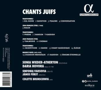 CD Sonia Wieder-Atherton: Chants Juifs 599577