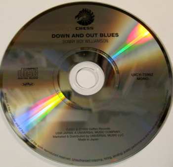 CD Sonny Boy Williamson: Down And Out Blues LTD 569062