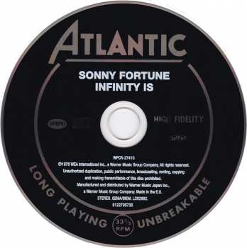 CD Sonny Fortune: Infinity Is 47383