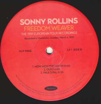 4LP/Box Set Sonny Rollins: Freedom Weaver (The 1959 European Tour Recordings) LTD | NUM 626990