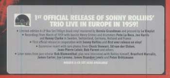 4LP/Box Set Sonny Rollins: Freedom Weaver (The 1959 European Tour Recordings) LTD | NUM 626990