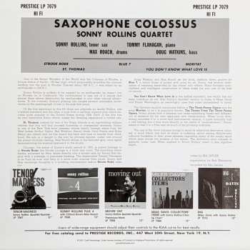 LP Sonny Rollins: Saxophone Colossus LTD 545051