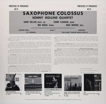 LP Sonny Rollins: Saxophone Colossus 571351