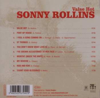 CD Sonny Rollins: Valse Hot 623629