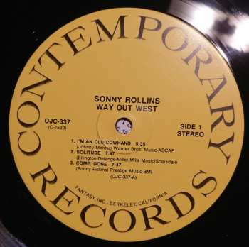 LP Sonny Rollins: Way Out West 431681