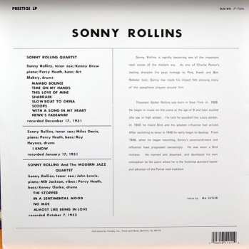 LP Sonny Rollins: Sonny Rollins With The Modern Jazz Quartet 598163