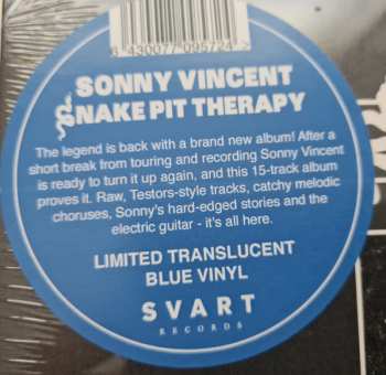 LP Sonny Vincent: Snake Pit Therapy CLR | LTD 546529