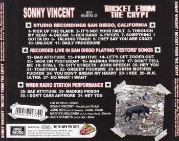 CD Sonny Vincent: Complete Studio Recordings And Exclusive Live Performances 120654