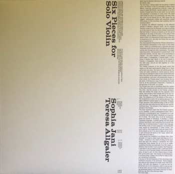 LP Sophia Jani: Six Pieces For Solo Violin 597731