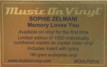 LP Sophie Zelmani: Memory Loves You CLR | LTD | NUM 618654