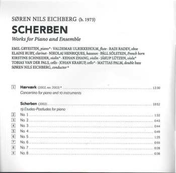 CD Emil Gryesten: Scherben: Works For Piano And Ensemble 635348