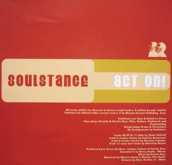 CD Soulstance: Act On! 627475