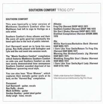 CD Southern Comfort: Frog City 651109