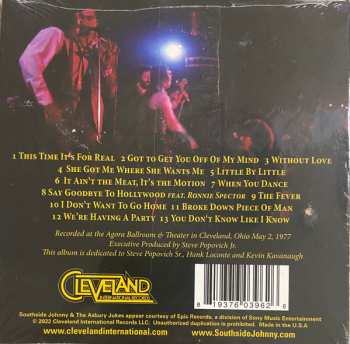 CD Southside Johnny & The Asbury Jukes: Live In Cleveland ‘77 591467