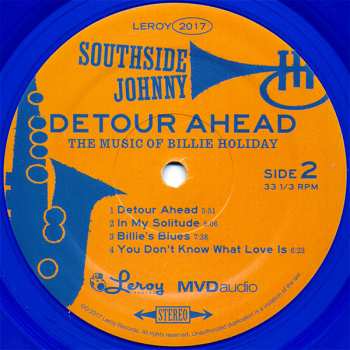 LP Southside Johnny: Detour Ahead - The Music Of Billie Holiday CLR 592688