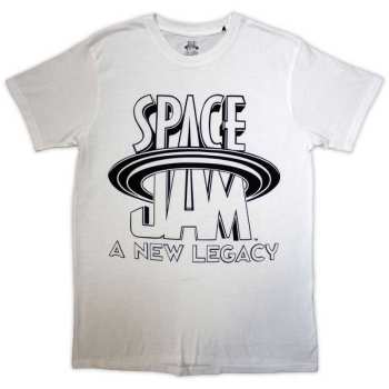 Merch Space Jam 2: Space Jam  Unisex T-shirt: Space Jam 2 B&w Logo (xx-large) XXL