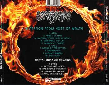 CD Sparagmos: Invitation From Host Of Wrath / Mortal Organic Remains 229096