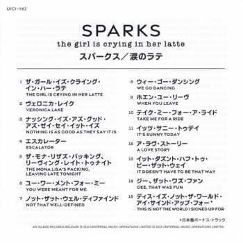 CD Sparks: The Girl Is Crying In Her Latte 595093