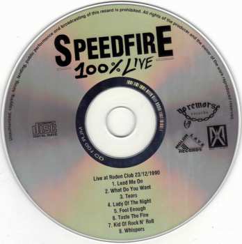 2CD Speedfire: 100% Live 268700