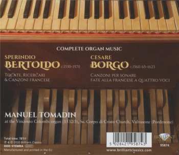 CD Manuel Tomadin: Complete Organ Music 644366