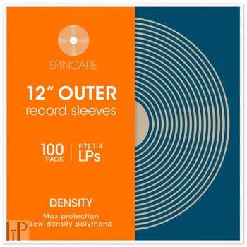 Audiotechnika Spincare Density 12 Inch 400g Polythene Outer Vinyl Record S - 100 Ks