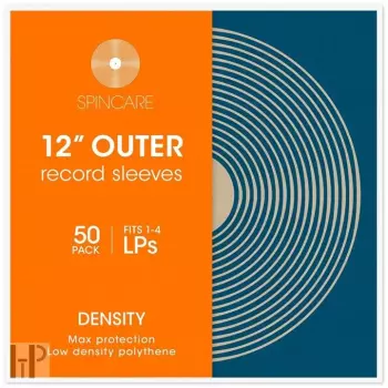 Spincare Density 12 Inch 400g Polythene Outer Vinyl Record Sleeves