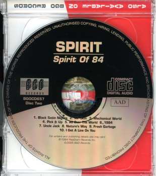 2CD Spirit: Future Games / Spirit Of 84 604099