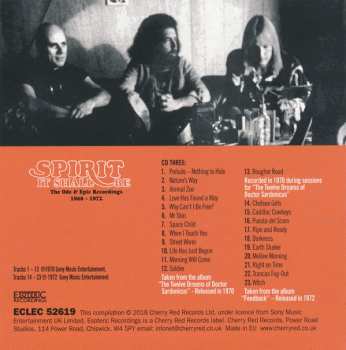 5CD/Box Set Spirit: It Shall Be: The Ode & Epic Recordings 1968-1972 292901