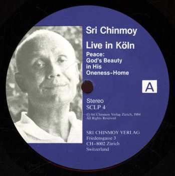 LP Sri Chinmoy: Peace: God's Beauty In His Oneness-Home 603430