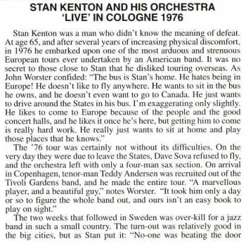 CD Stan Kenton And His Orchestra: Cologne 76 Part Two 244977