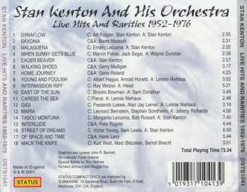 CD Stan Kenton And His Orchestra: Live Hits And Rarities 548028