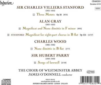 CD The Choir Of Westminster Abbey: Songs Of Farewell & Works By Stanford, Gray & Wood 607777