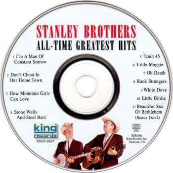 CD The Stanley Brothers: All-Time Greatest Hits 655144