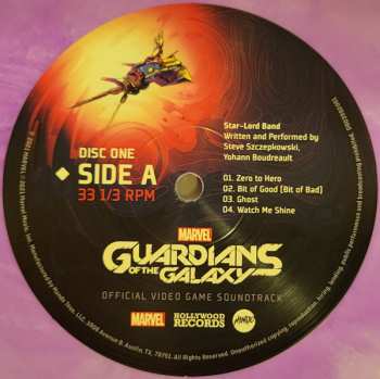 2LP Star-Lord Band: Marvel Guardians Of The Galaxy Official Video Game Soundtrack CLR 620883